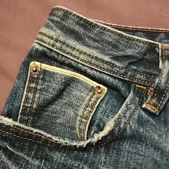 The Stronghold Relaxed Tapered Button Fly Dark Wash Jeans Men's Size 30x32 - Picture 4 of 9